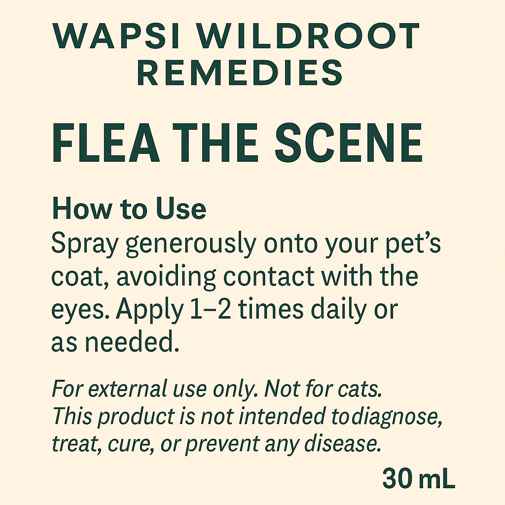 š¾ Flea the Scene ā All-Natural Flea Repellent Spray for Dogs