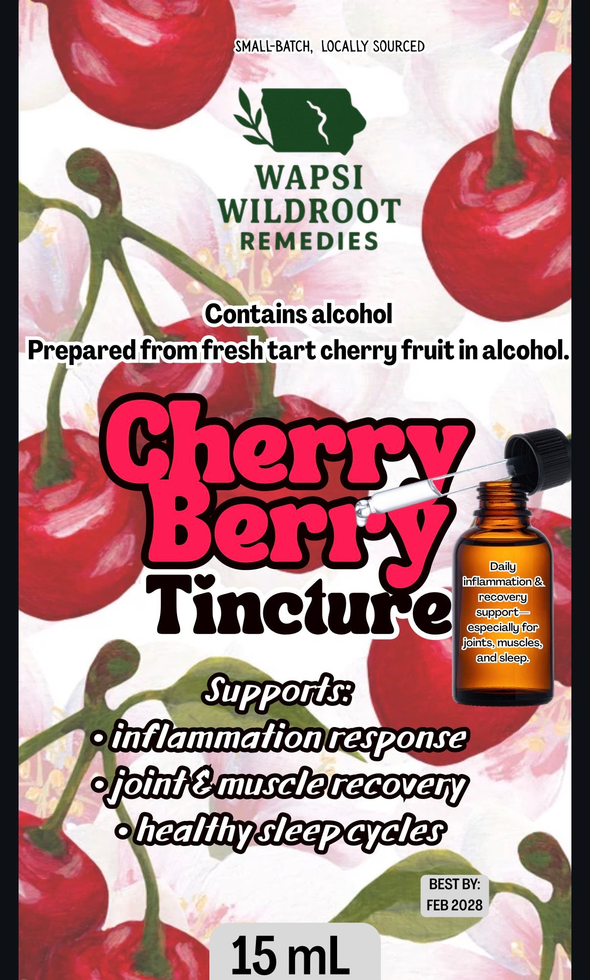 🍒 Tart Cherry Berry Tincture