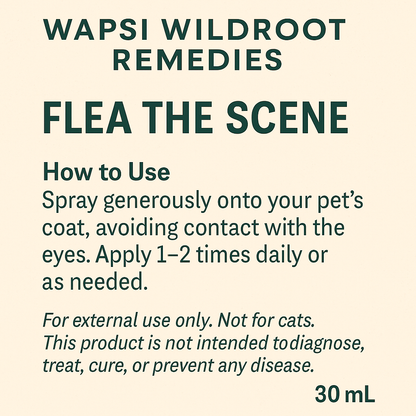 🐾 Flea the Scene – All-Natural Flea Repellent Spray for Dogs