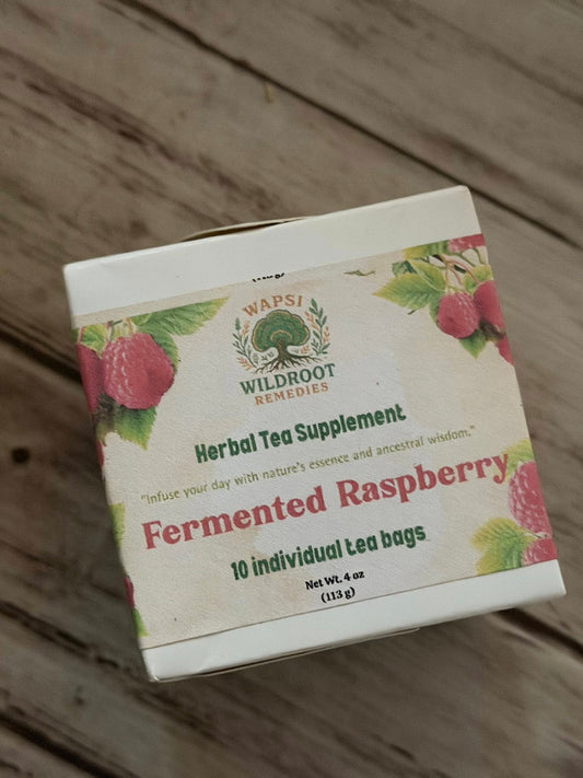 Fermented Raspberry -Wildcrafted Herbal Tea – Gut & Immune Support with a Wild Twist
