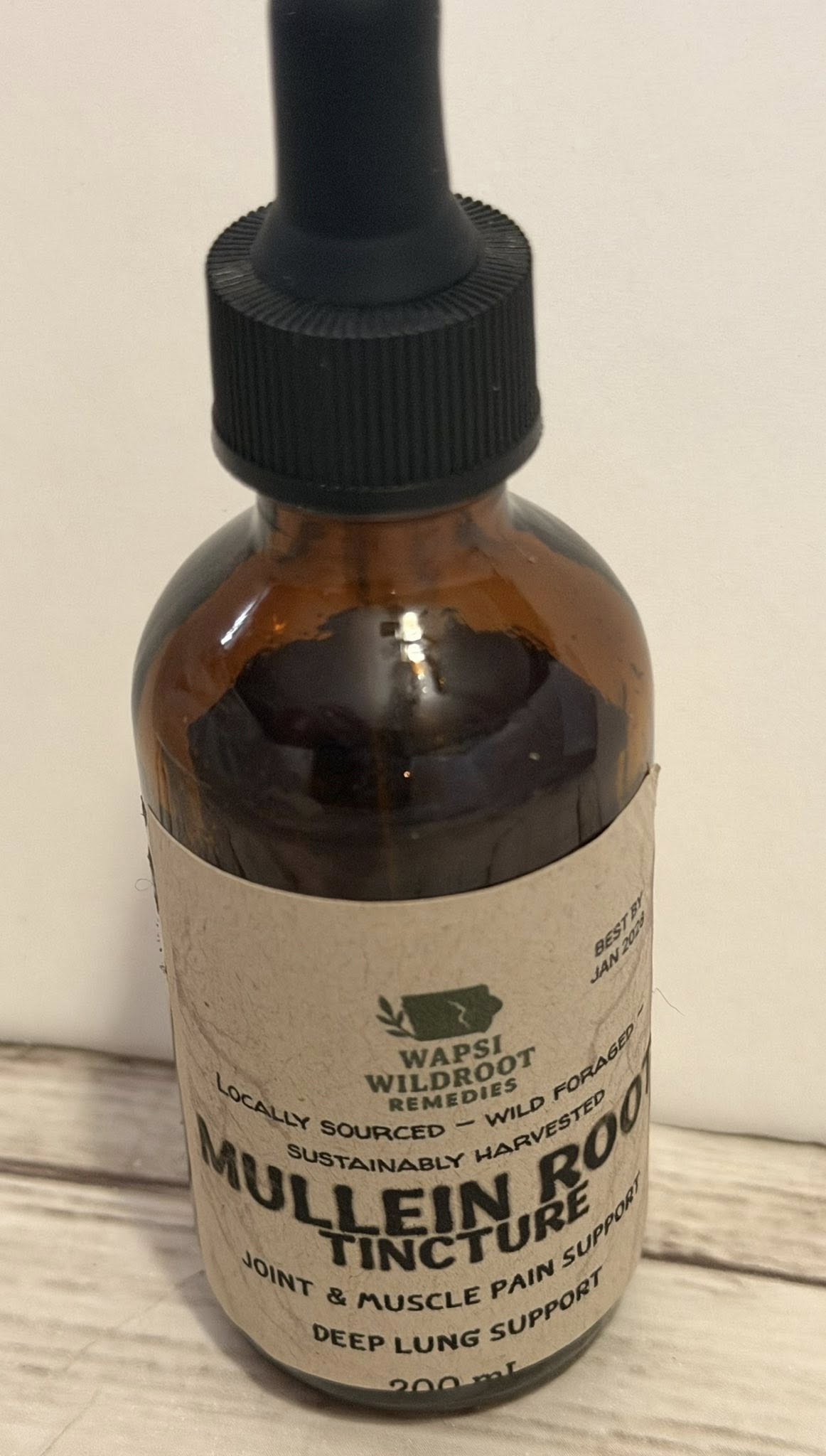 Mullein Root Tincture – Respiratory, Anti-Inflammatory & Immune Support - Wapsi Wild Root Remedies