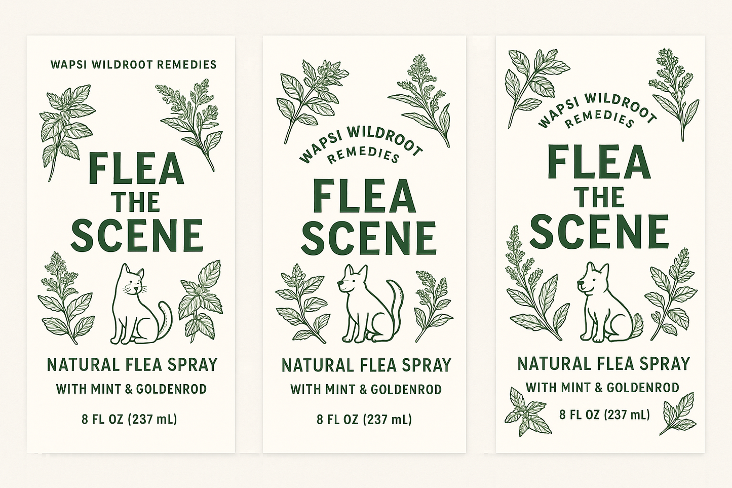 🐾 Flea the Scene – All-Natural Flea Repellent Spray for Dogs