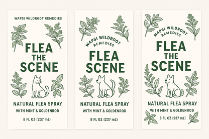 🐾 Flea the Scene – All-Natural Flea Repellent Spray for Dogs