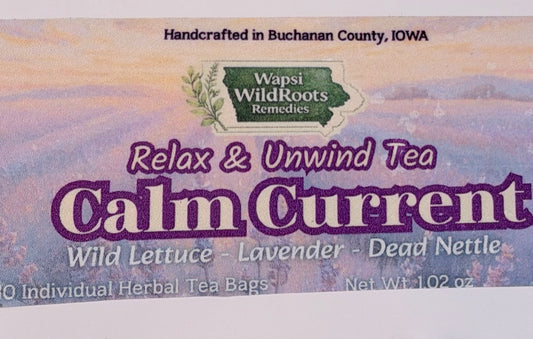 Calm & Current Herbal Tea Blend - Wapsi Wild Root Remedies