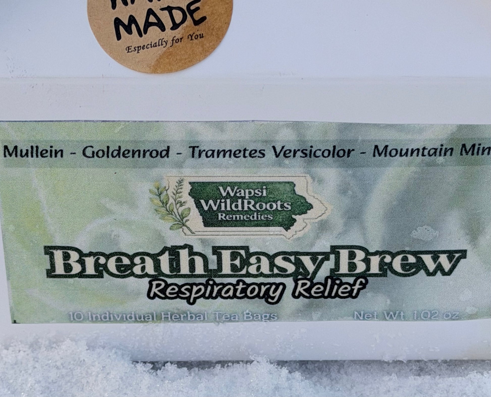 Breath Easy Brew-Respiratory Relief Herbal Tea - Wapsi Wild Root Remedies
